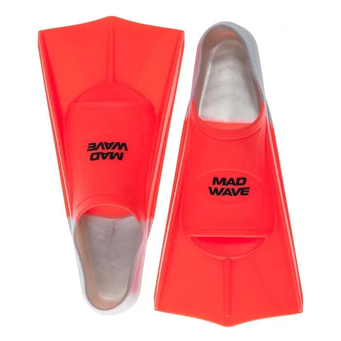 Nadadeiras de treinamento Mad Wave Short Blade - Laranja - 47-48 3/6