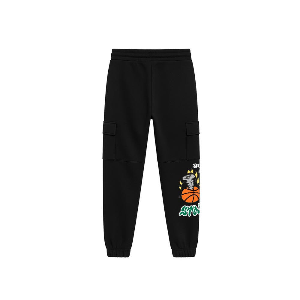 Jogger Cargo nailed ball tridimensionale NERO 2/3