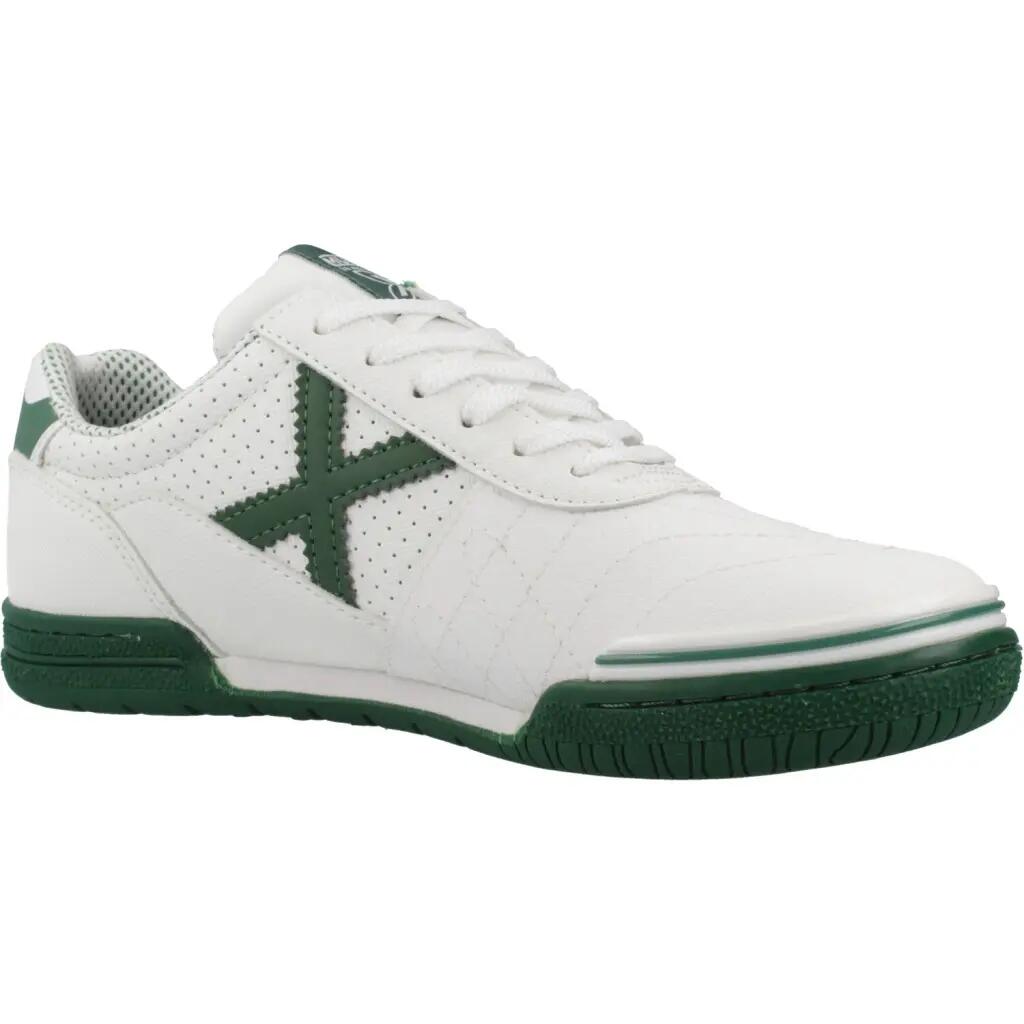 MUNICH G-3 KID 450 Zapatilla de Fútbol Sala Infantil Blanca y Verde 5/5
