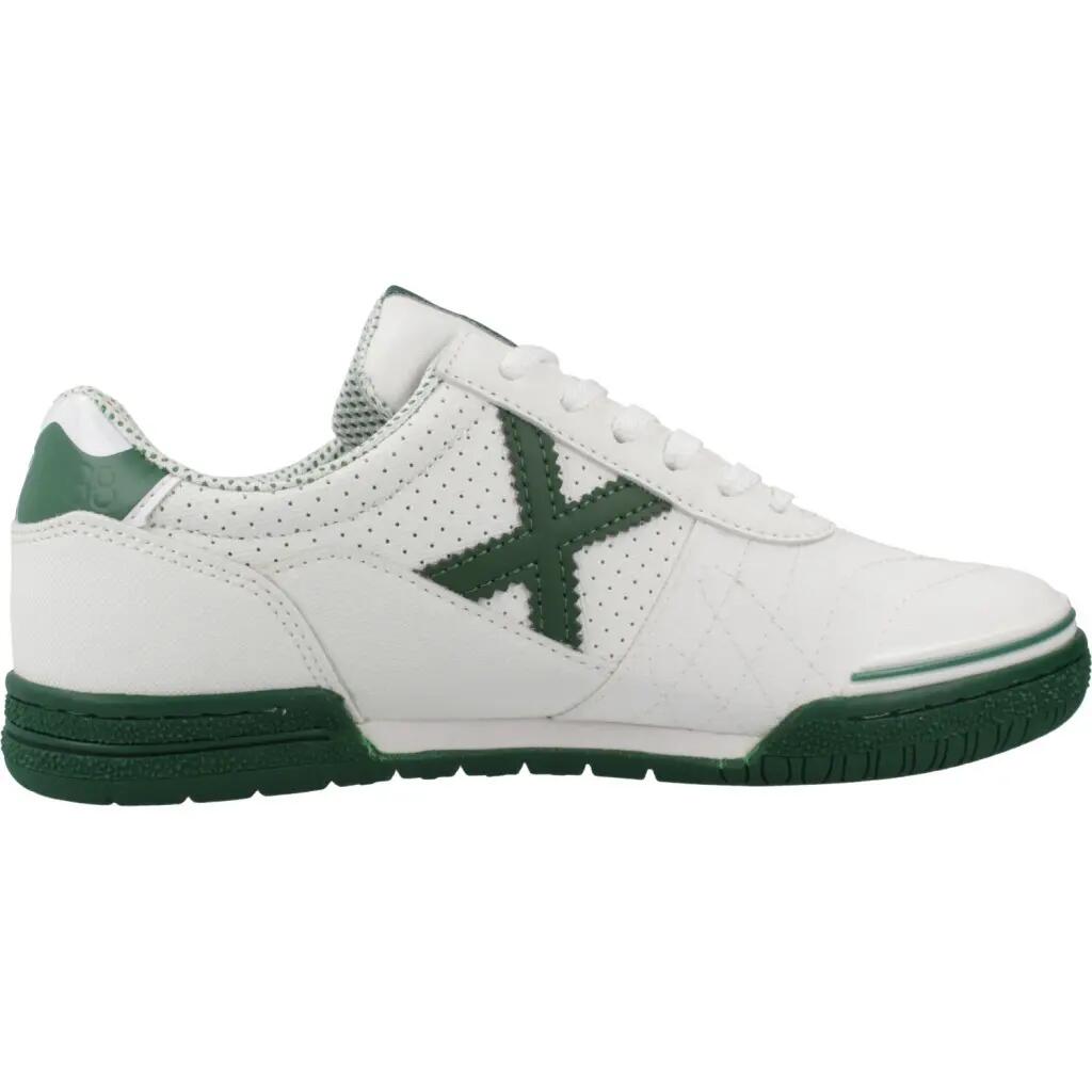 MUNICH G-3 KID 450 Zapatilla de Fútbol Sala Infantil Blanca y Verde 4/5