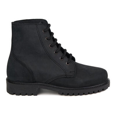 Dechase dameslaarzen natuurlijk leer keff oil nubuck zwart