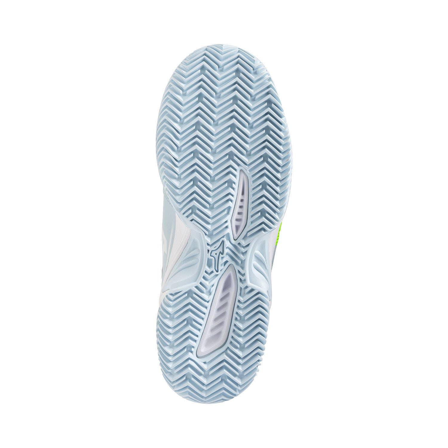 Mizuno Break Shot 5 Clay Court Blanco/amarillo Mujer 61gc2526 4/5