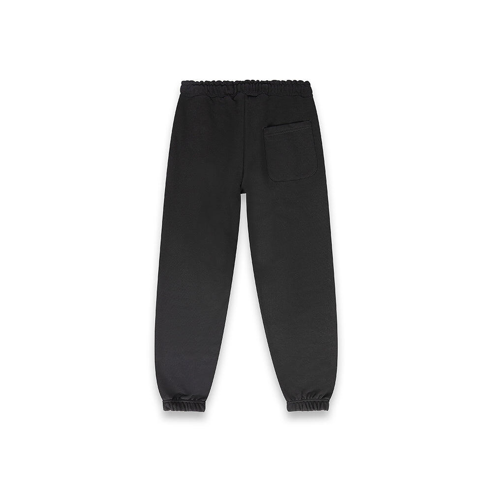 Pantaloni da uomo jogger Iconic ricamato NERO 3/4