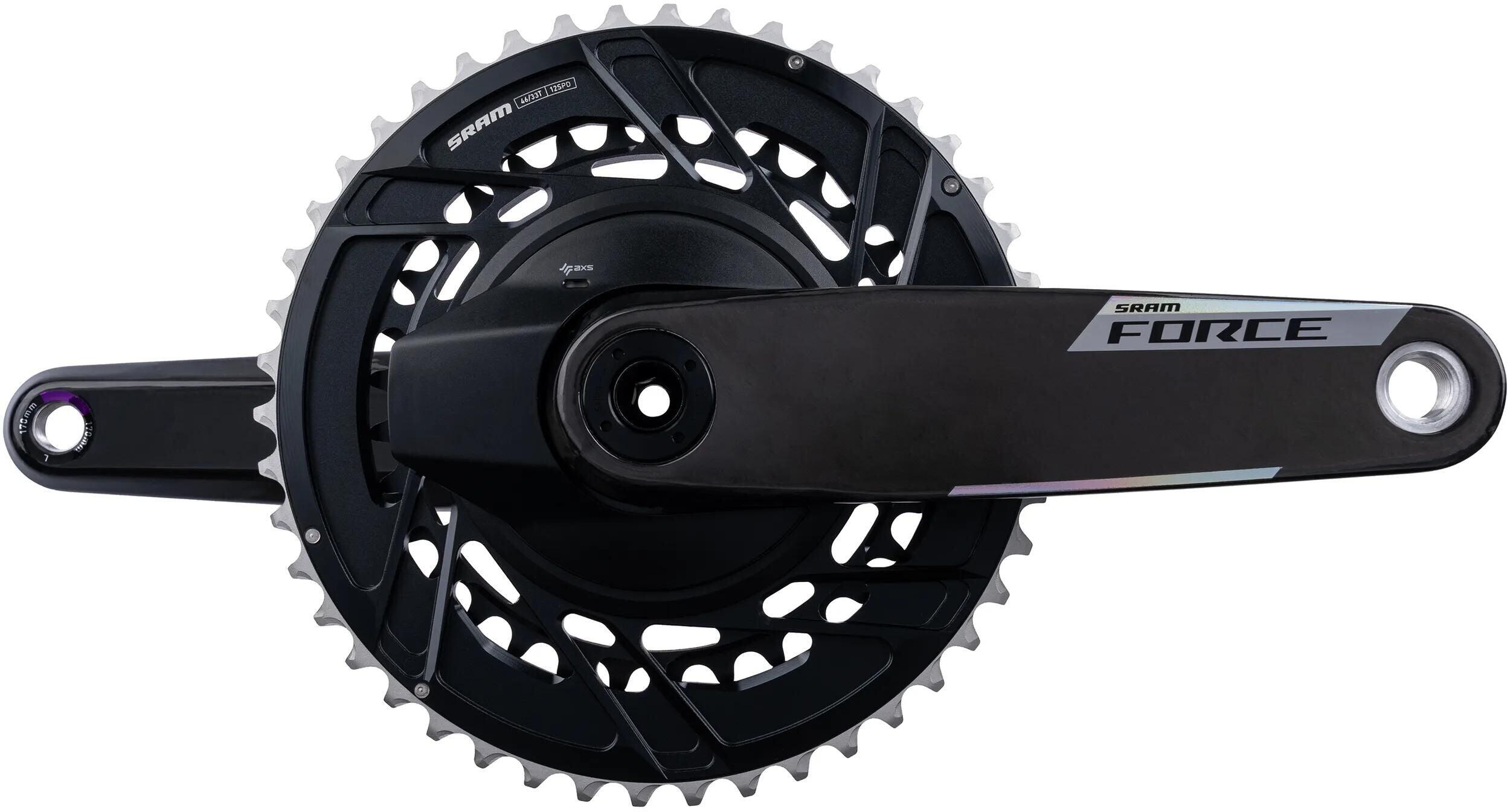 1895 Force AXS Quarq Force power meter crankset DUB 46/33 160mm