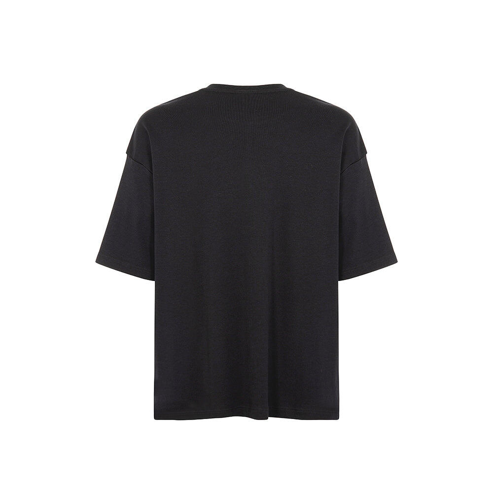 T-shirt nero lucido 2/5