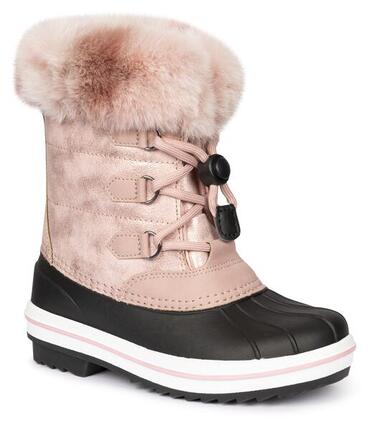 Trespass Eiry- Botte de Neige Mixte Enfant Rose