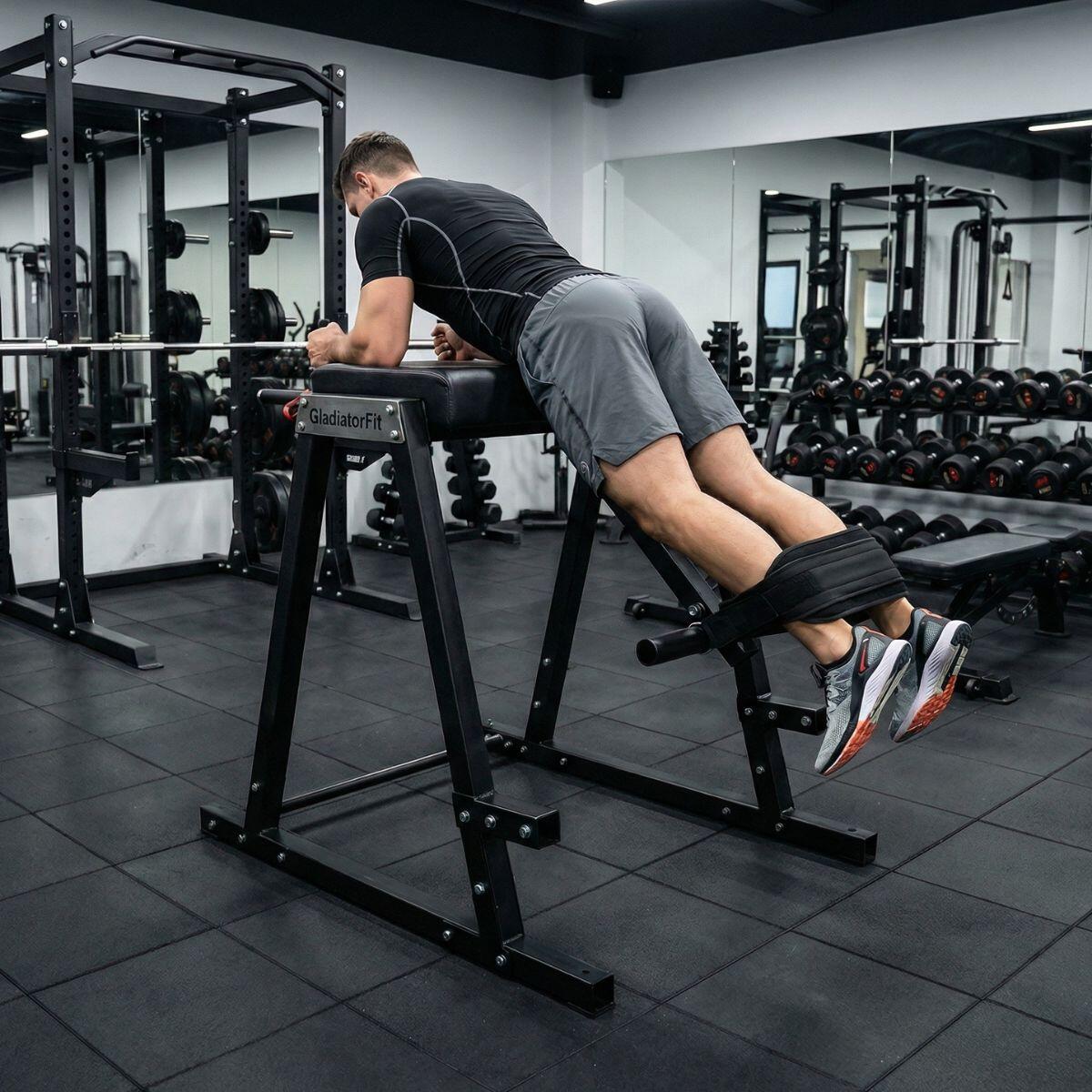 GladiatorFit "Reverse Hyper Extension" hyperextension machine 2/2