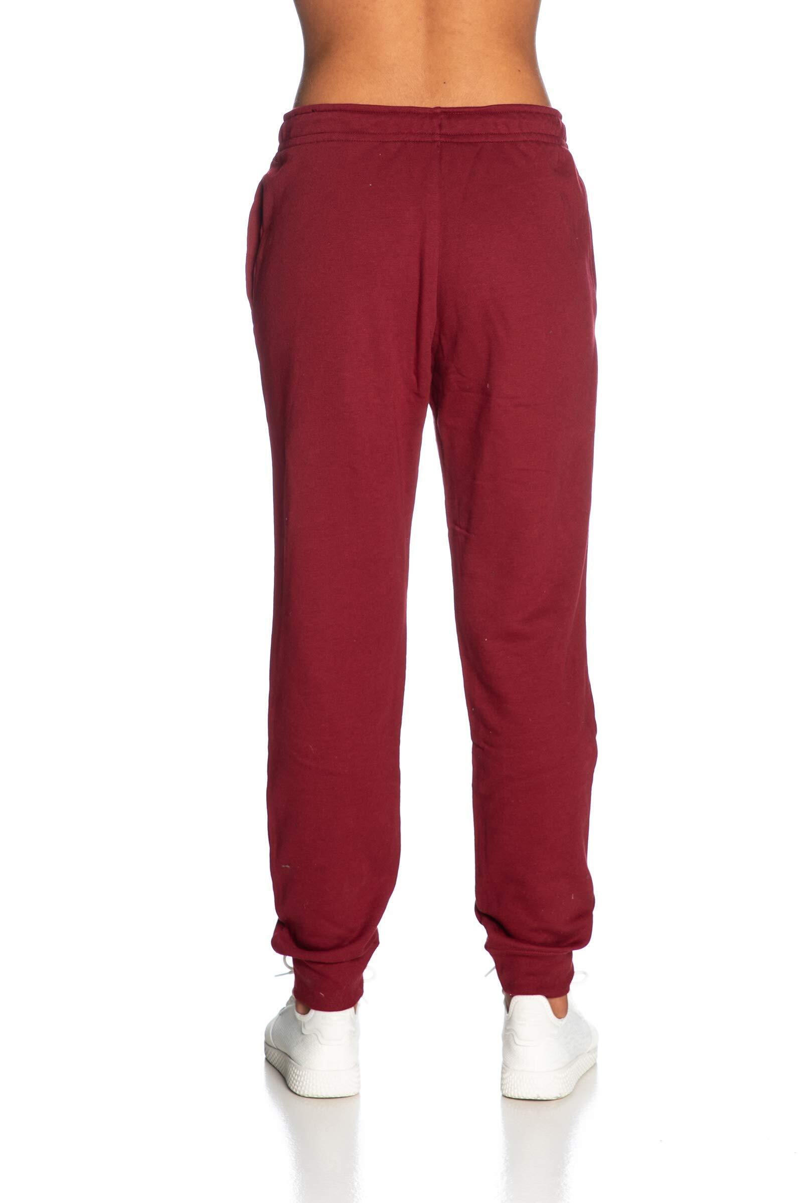 Pantalon Nike Sportswear Essential molleton femme Team Red/White taille L 3/4