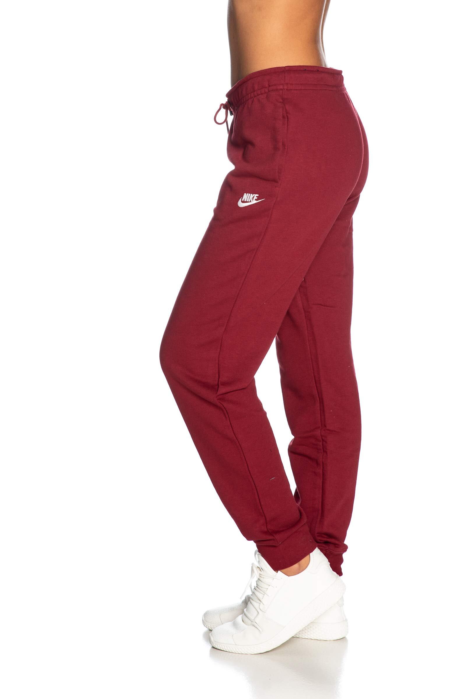Pantalon Nike Sportswear Essential molleton femme Team Red/White taille L 2/4