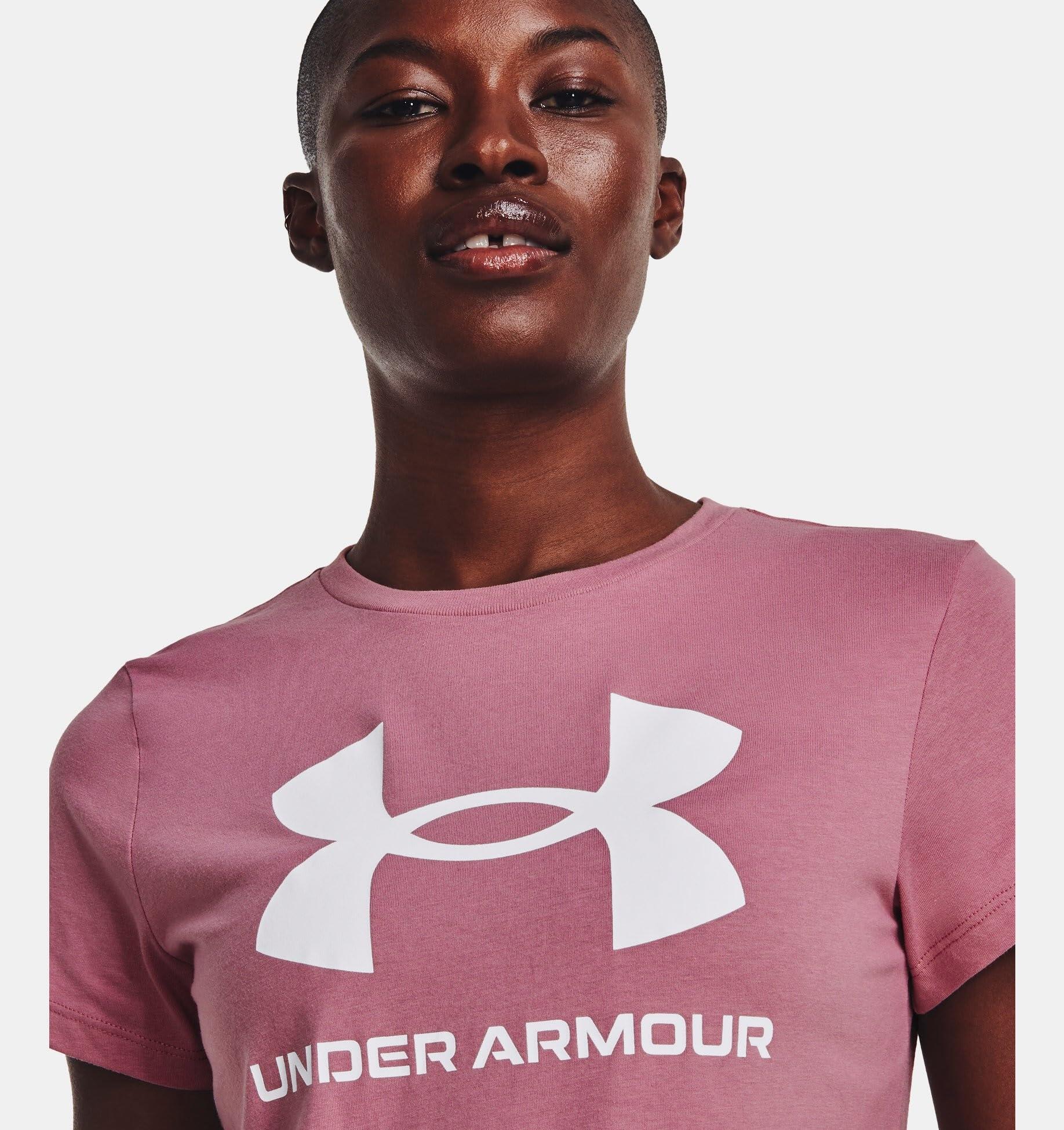 Under Armour T-shirt Donna Live Sportstyle Graphic Pink Elixir M 4/5