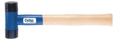 Cycplus Cyclus martello in gomma 410 g manico in legno 280 mm