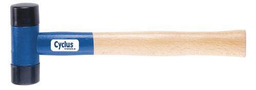 Cycplus Cyclus martello in gomma 410 g manico in legno 280 mm
