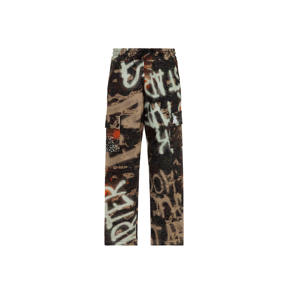 Pantaloni camou soft cargo con tasche 1/3