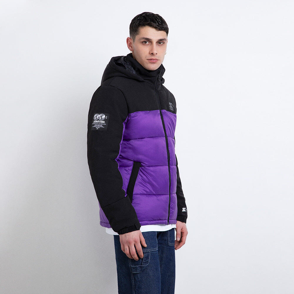 Giubbotto bicolore Iconic NERO/VIOLA 3/7