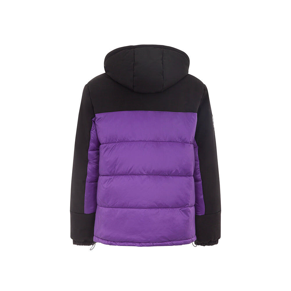 Giubbotto bicolore Iconic NERO/VIOLA 2/7