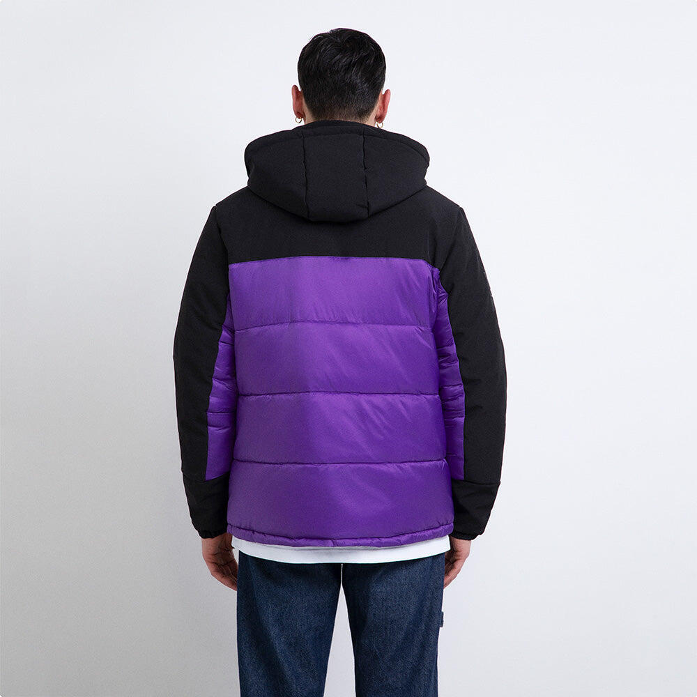 Giubbotto bicolore Iconic NERO/VIOLA 5/7