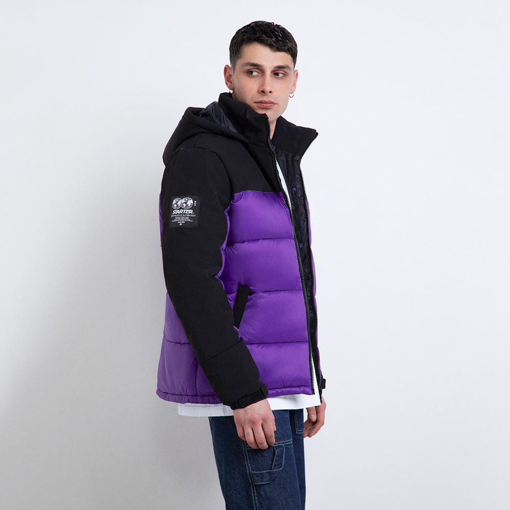 Giubbotto bicolore Iconic NERO/VIOLA 4/7