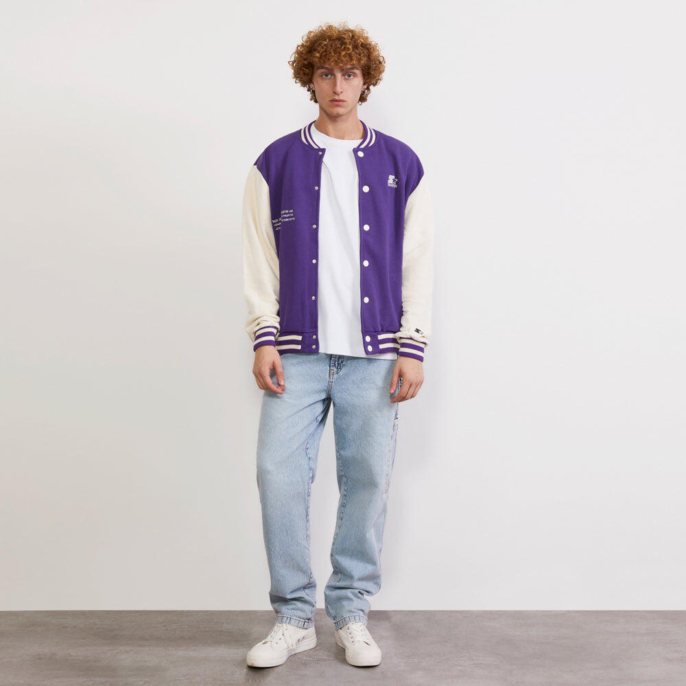 Varsity jacket "The hot game" VIOLA 3/5