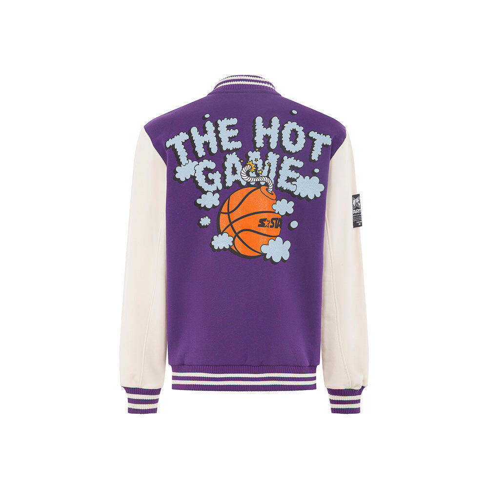Varsity jacket "The hot game" VIOLA 2/5