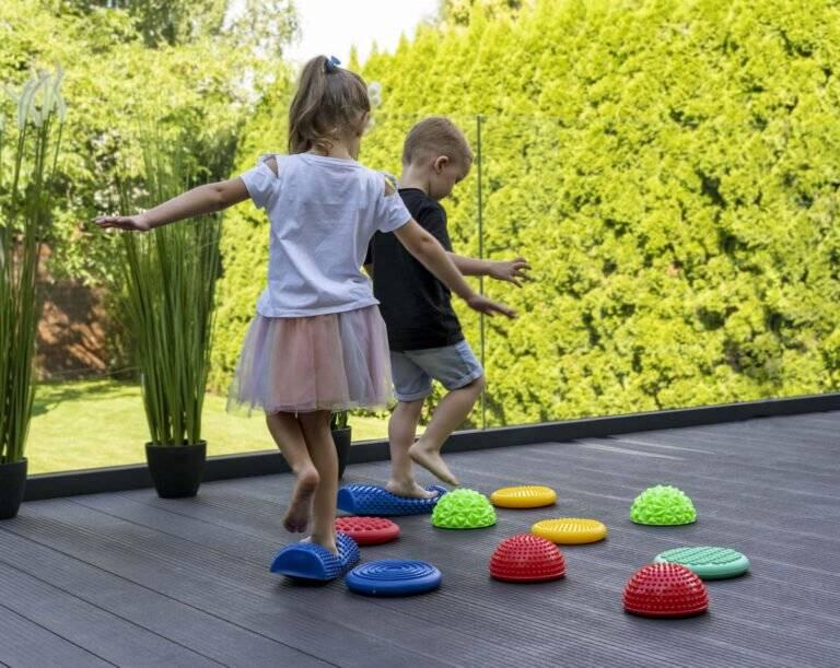 Demi-boule de massage à picots 16 cm – Dôme d'équilibre sensoriel 2/3