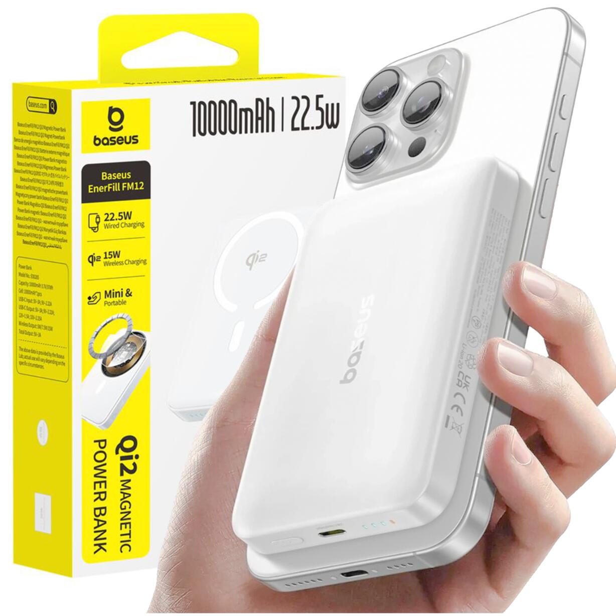 Powerbank Baseus Qi2 10000mAh 22.5W indukcyjny magsafe
