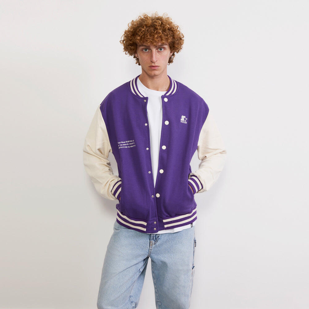 Varsity jacket "The hot game" VIOLA 5/5