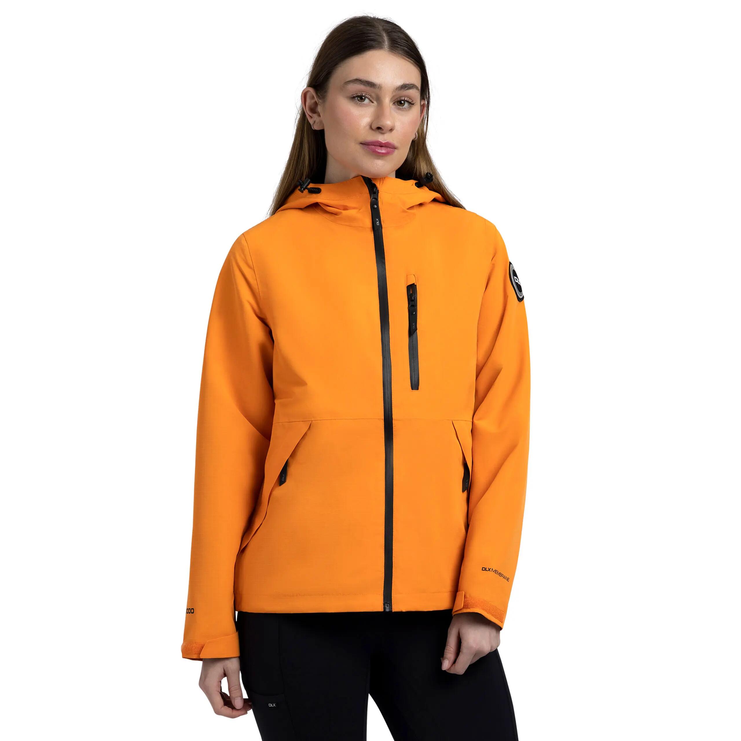 Womens Adjustable Grown on Hood Waterproof Rainwear Jacket - Robina 3/5