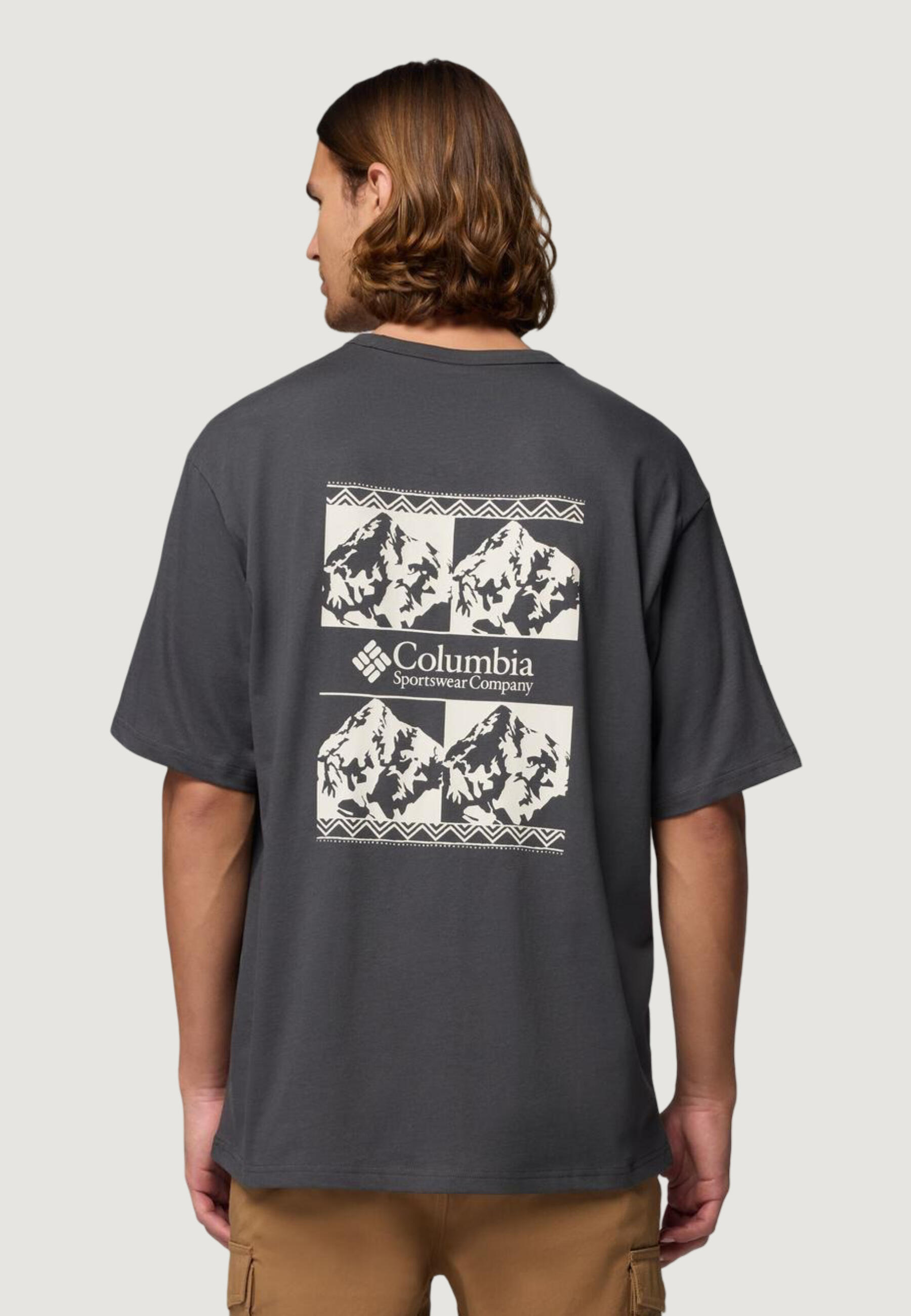 T-shirt maniche corte Uomo CSC™ Heavyweight Iconic Tee Grigio Scuro 5/5