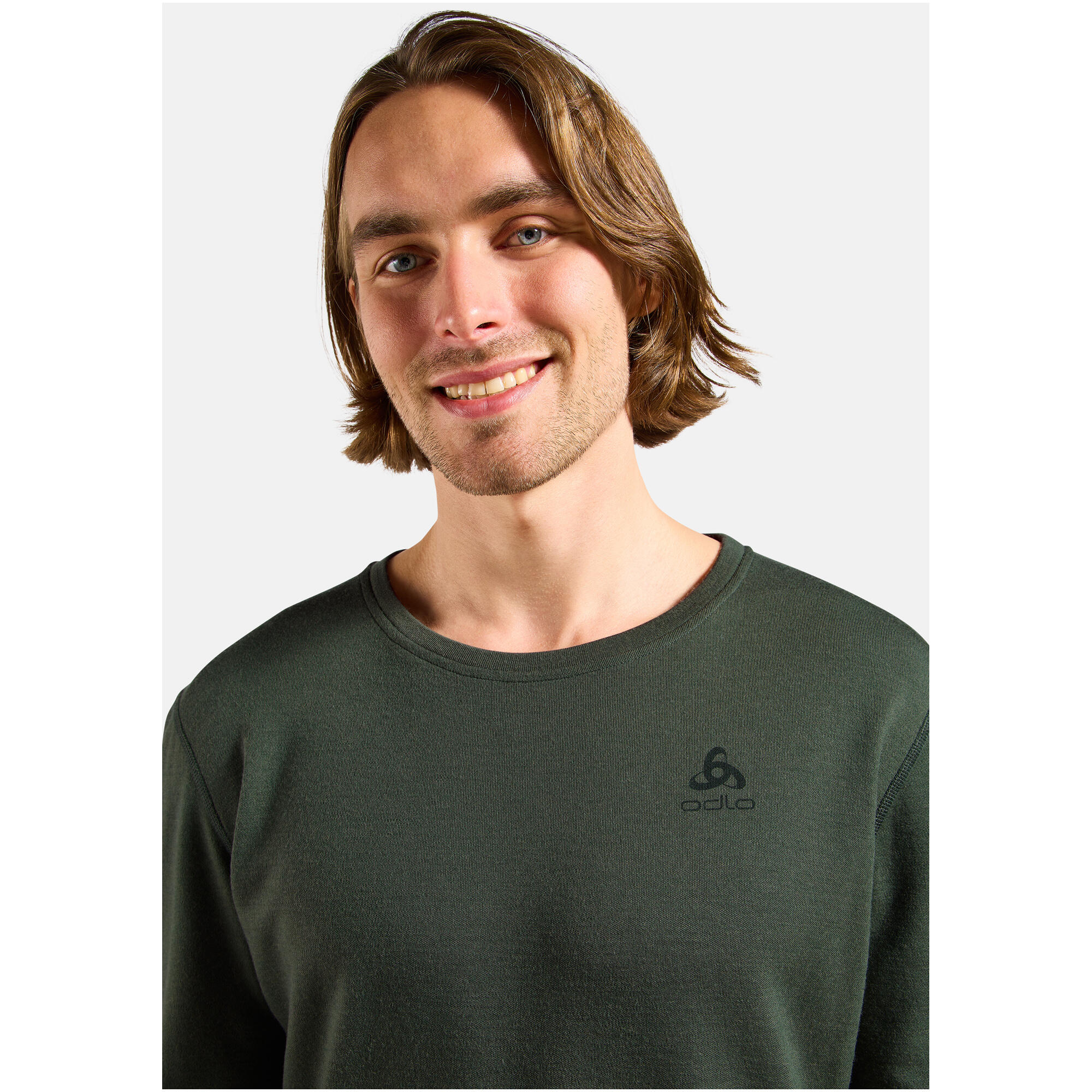 Bielizna termoaktywna z długim rękawem Odlo BL TOP crew neck l/s MERINO 260 3/6