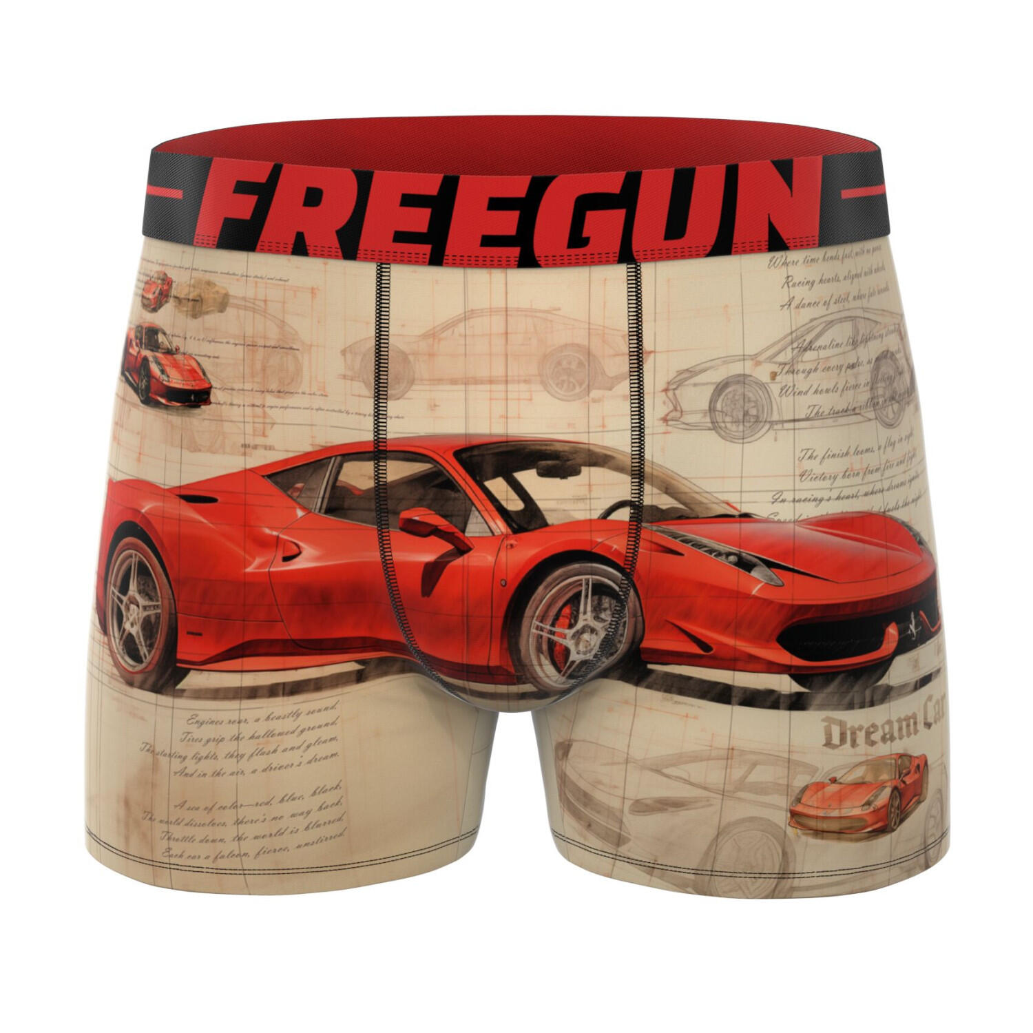 Lot de 5 boxers homme Cars Racing 4/5