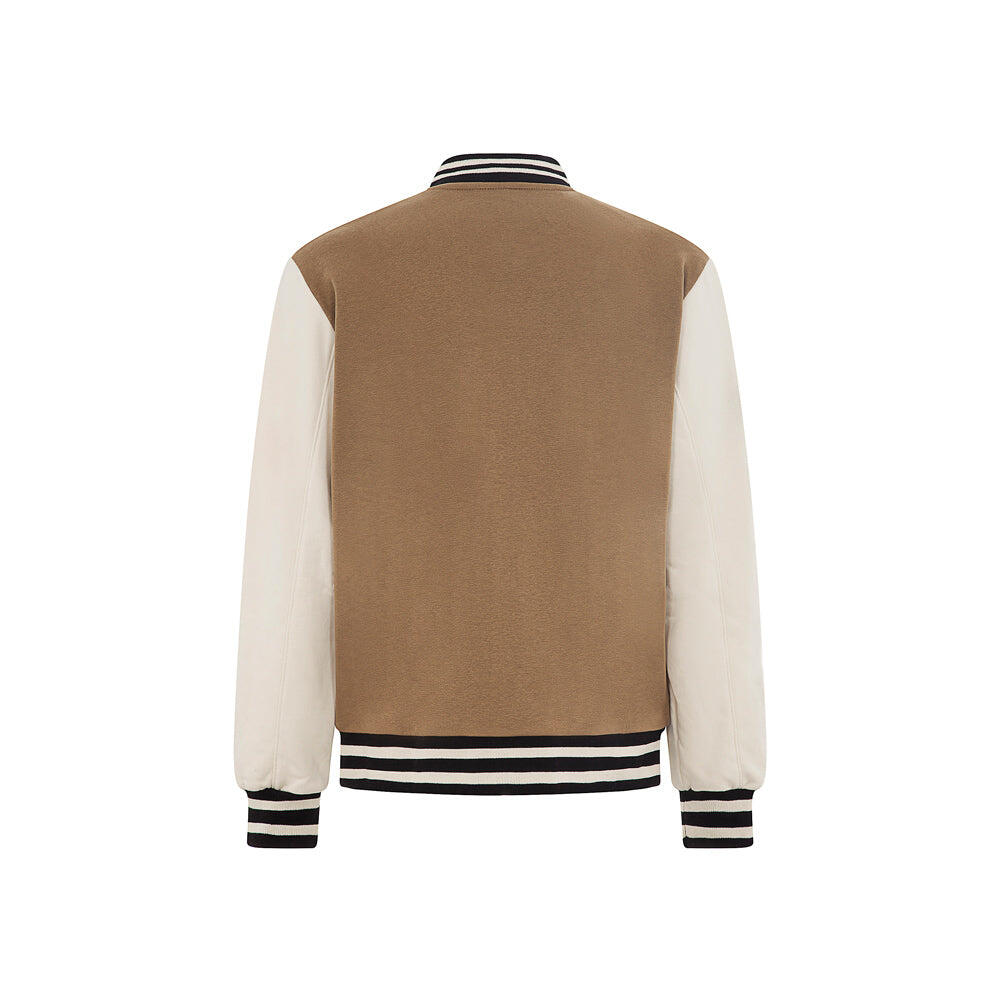 Varsity jacket  in felpa Iconic CAMMELLO 2/6