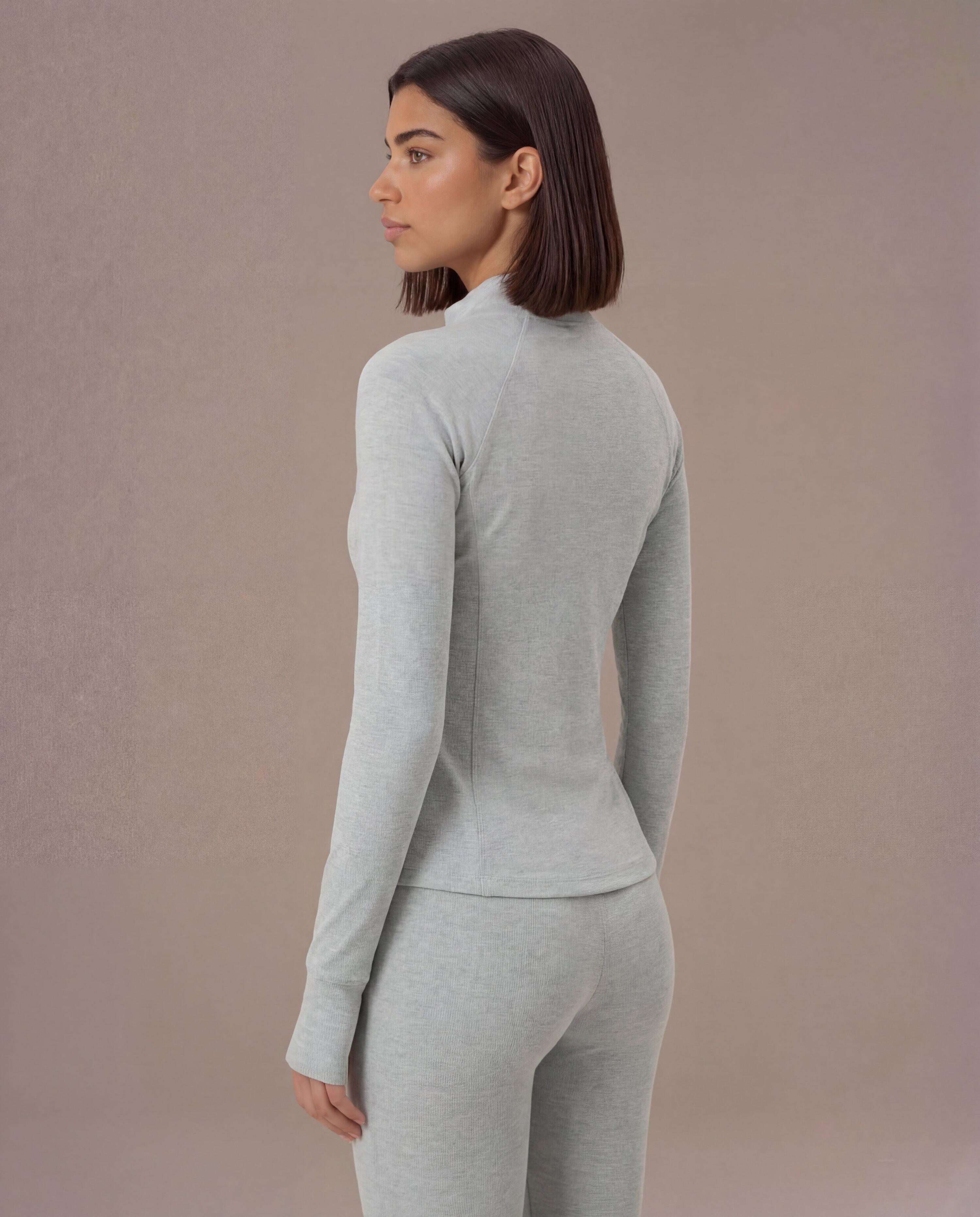 Veste Zippée Fitness Femme Softform™ - Gris chiné 2/5