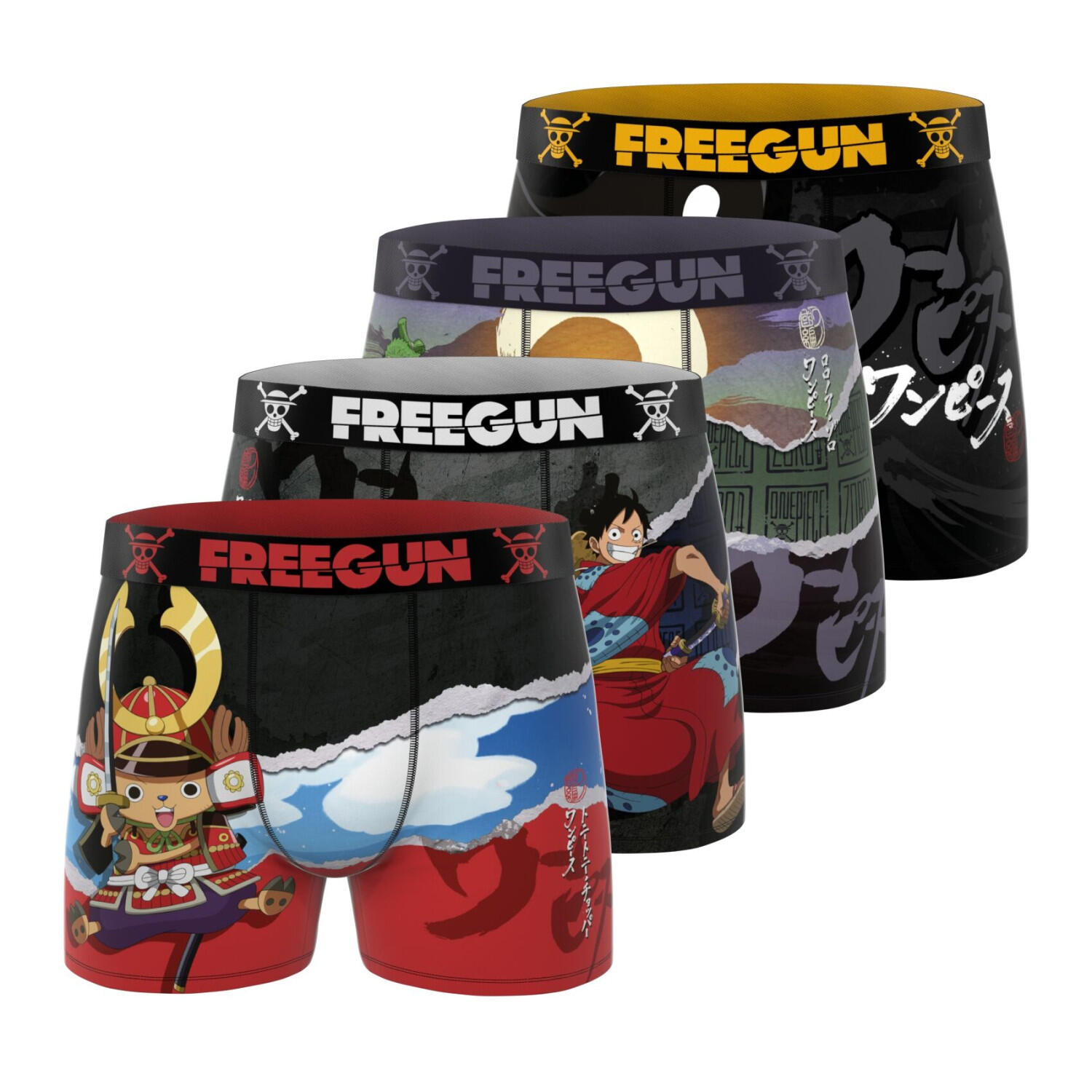 Lot de 4 boxers homme One Piece 1/5