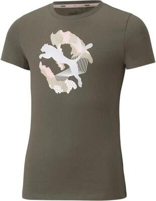 Puma alpha tee g grape leaf unisex junior t-shirt 152