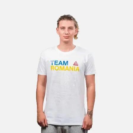 Tricou Bumbac PEAK TeamRomania20 Alb 3/7