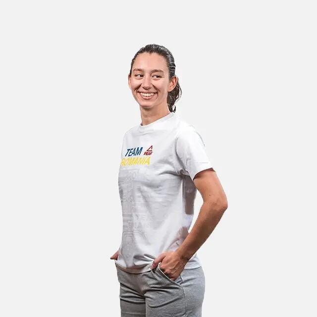 Tricou Bumbac PEAK TeamRomania20 Alb 4/7