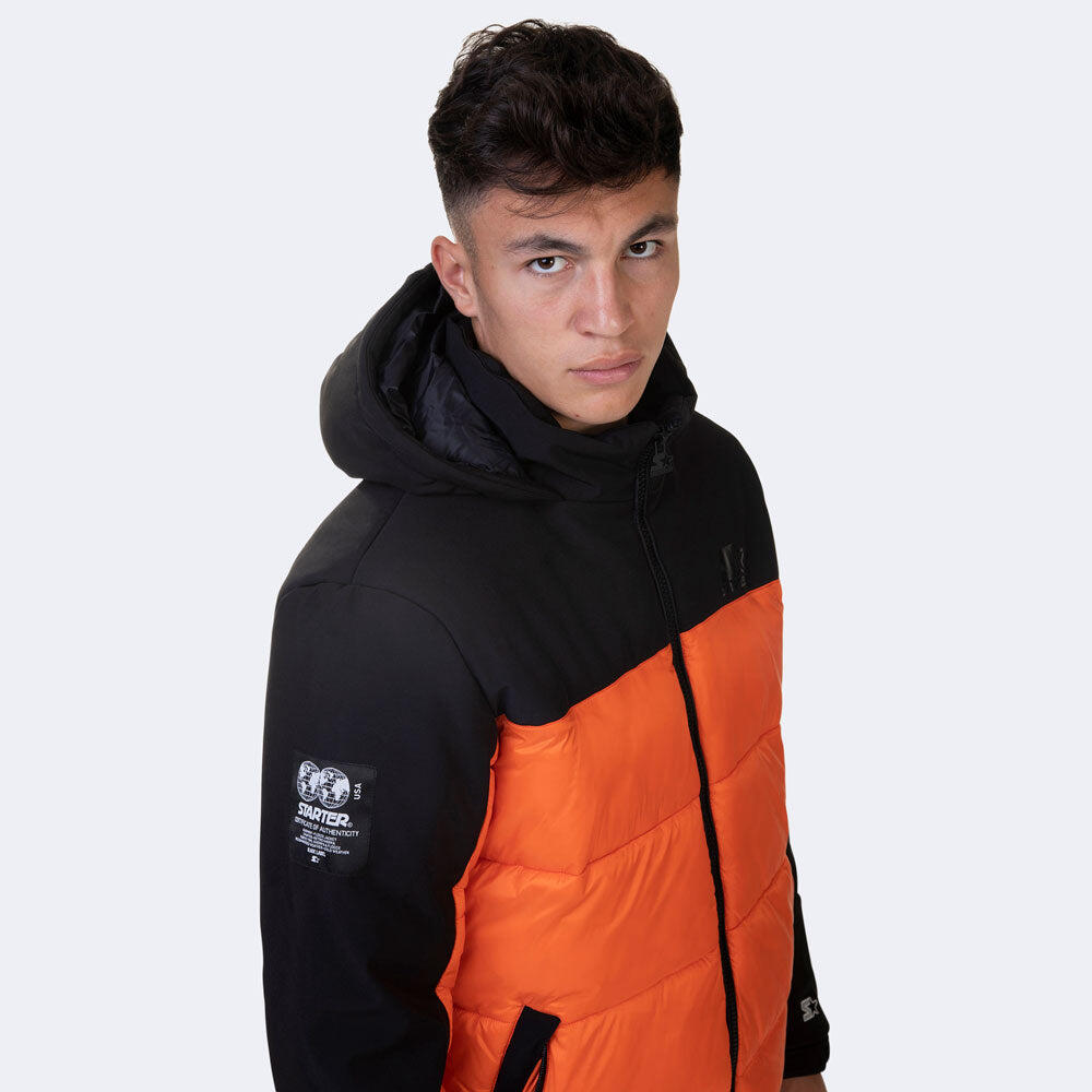 Giubbotto bicolore Iconic NERO/ARANCIONE 3/5