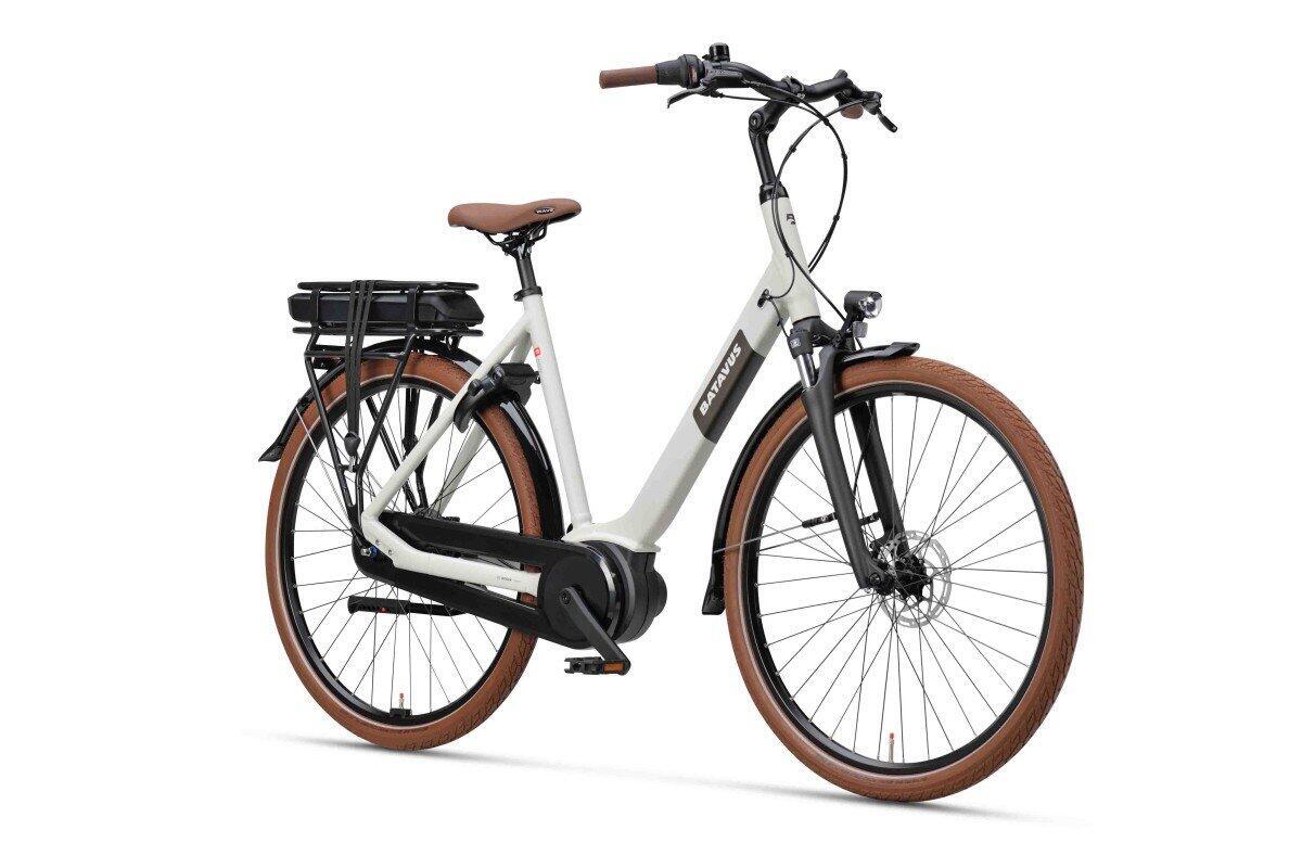 Batavus Altura E-Go N7 56 cm, 400 Wh accu, Shimano Nexus, lichtgrijs mat 2/4