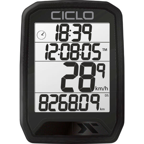 CICLOSPORT Protos 213 bezprzewodowy licznik rowerowy czarny