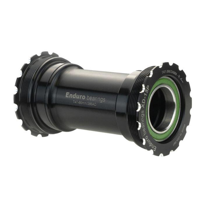 ENDURO BEARINGS T47 suport wewnętrzny na 24mm - XD-15 Pro czarny