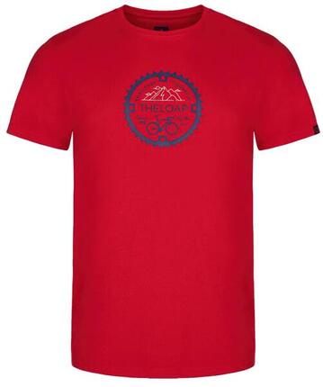 T-shirt homme Loap Alger coupe slim coton 190 g/m2 rouge