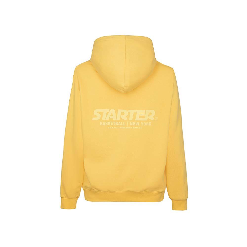 Hoodie Gialla Street Basketball con Logo New York 3/6