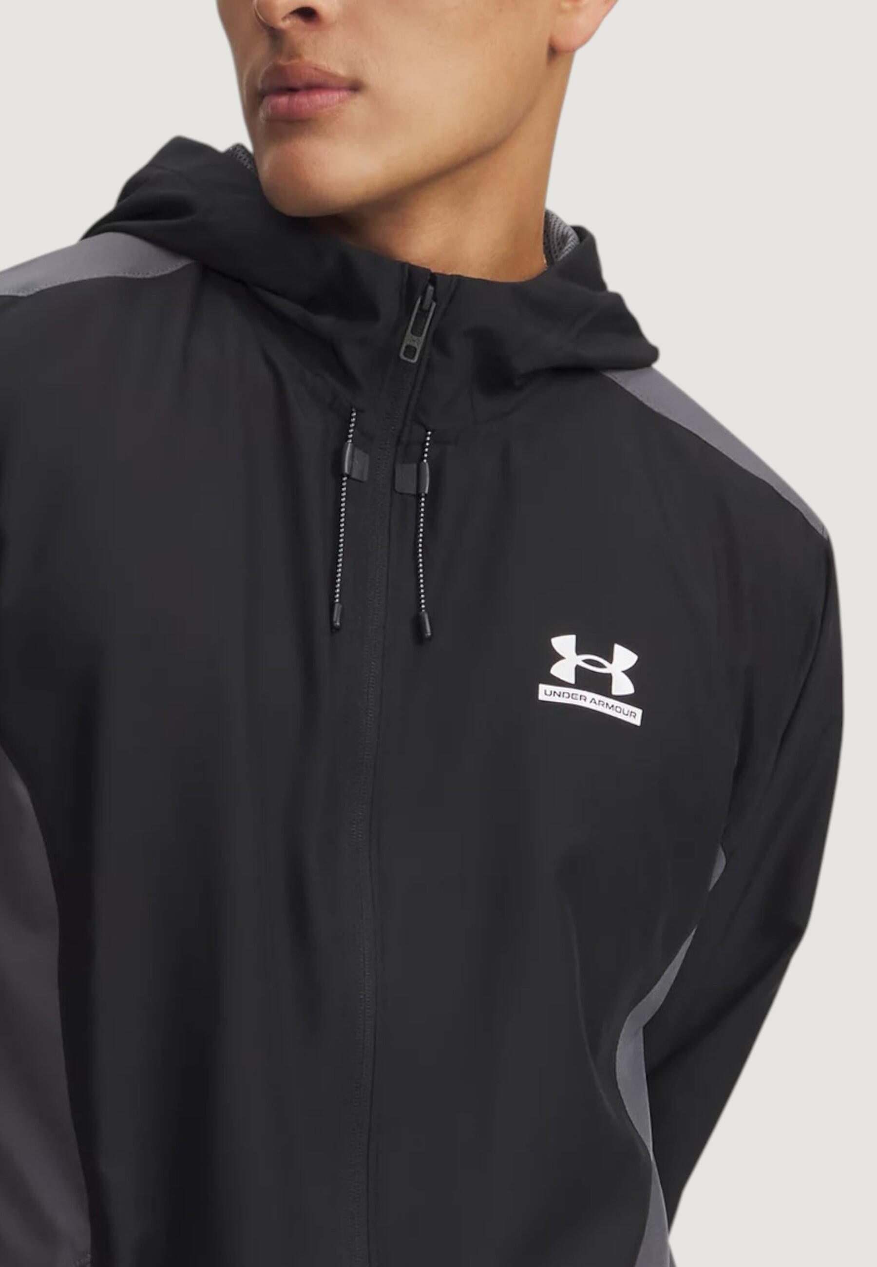 veste UA TECH SPORT WOVEN JKT HOMME noir 3/4