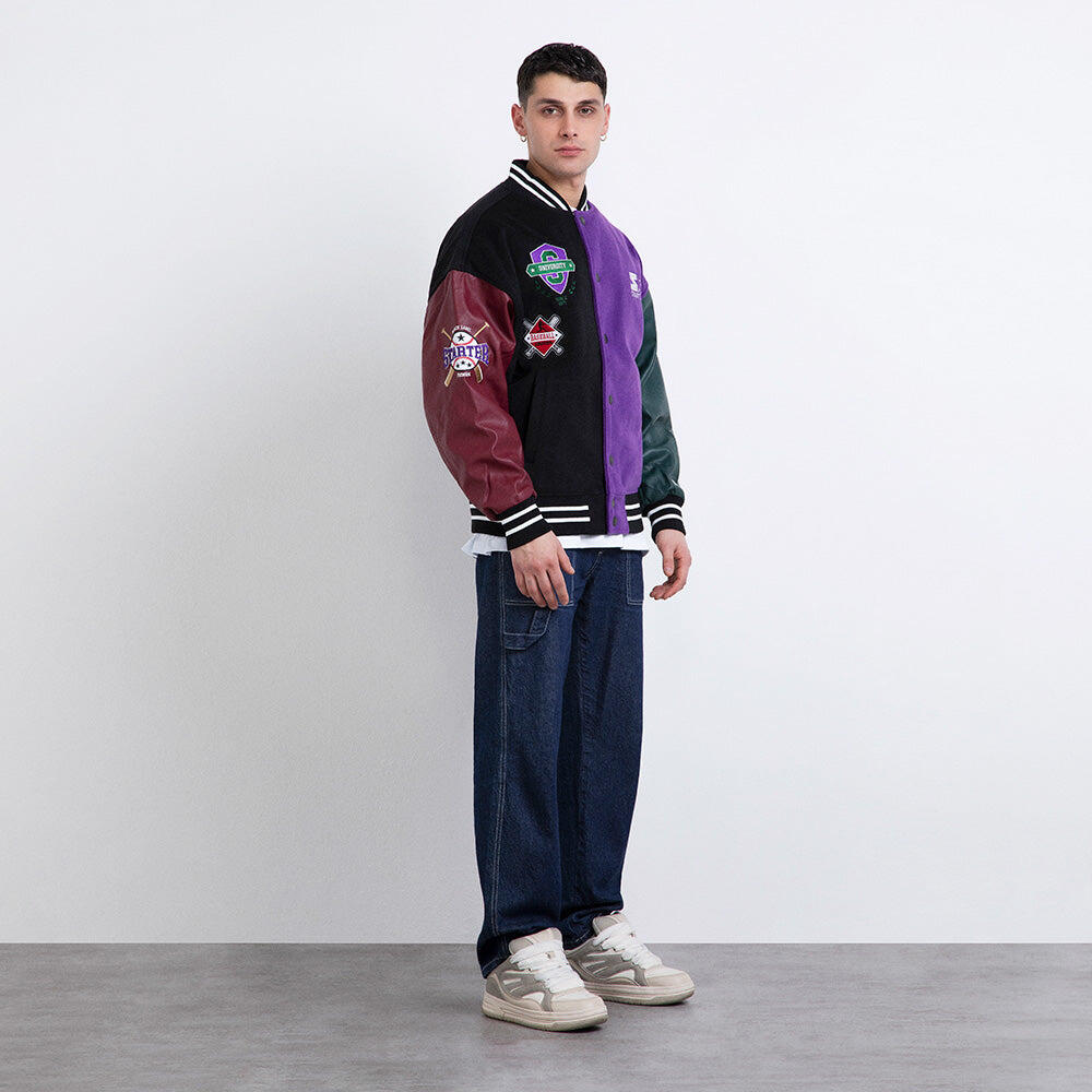 Varsity jacket in panno 4/7