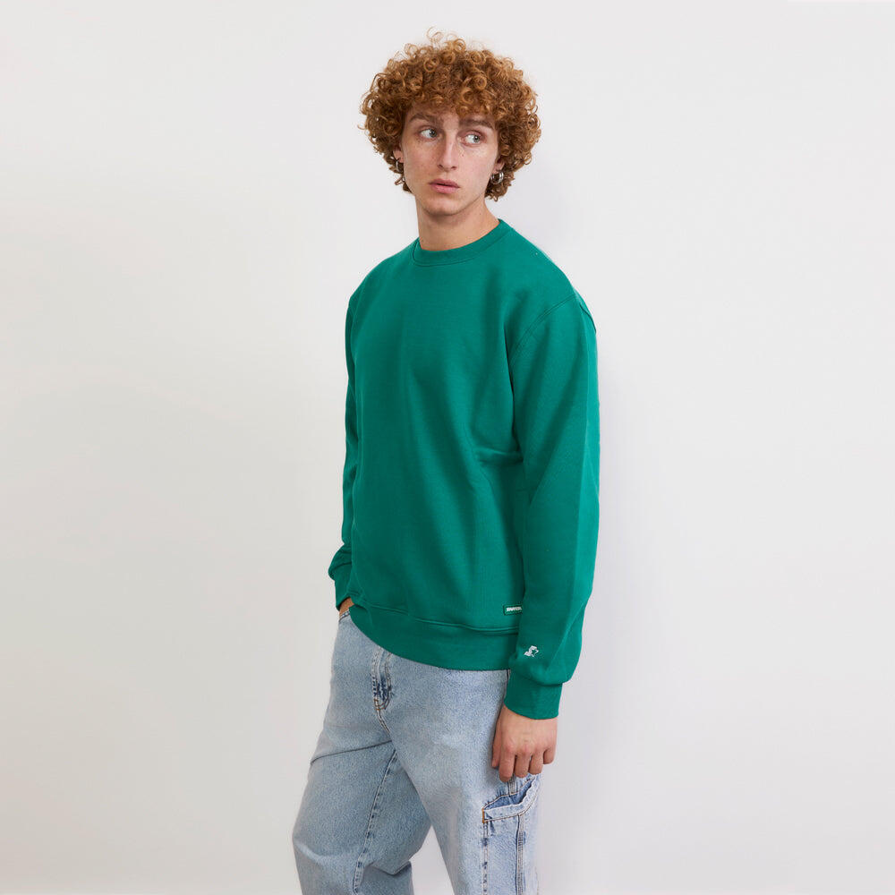 Felpa crew neck Iconic VERDE PINO 4/4
