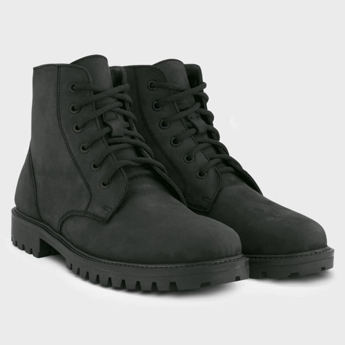 Dechase Botas Mujer Piel Natural Keff Oil Nubuck Negro 2/5