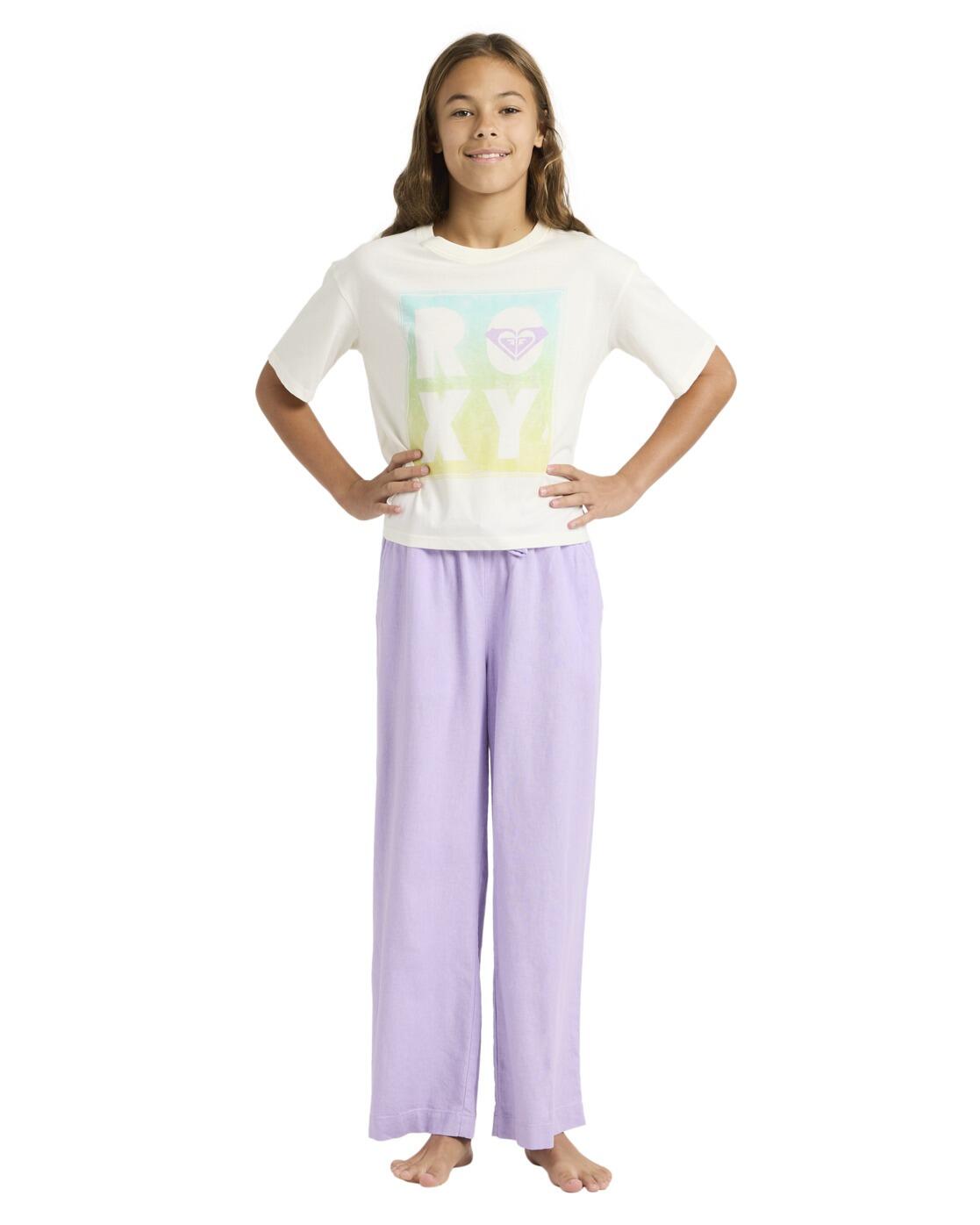 Camiseta de manga corta DAISYLOOSE BEACH Blanco Niña 3/4
