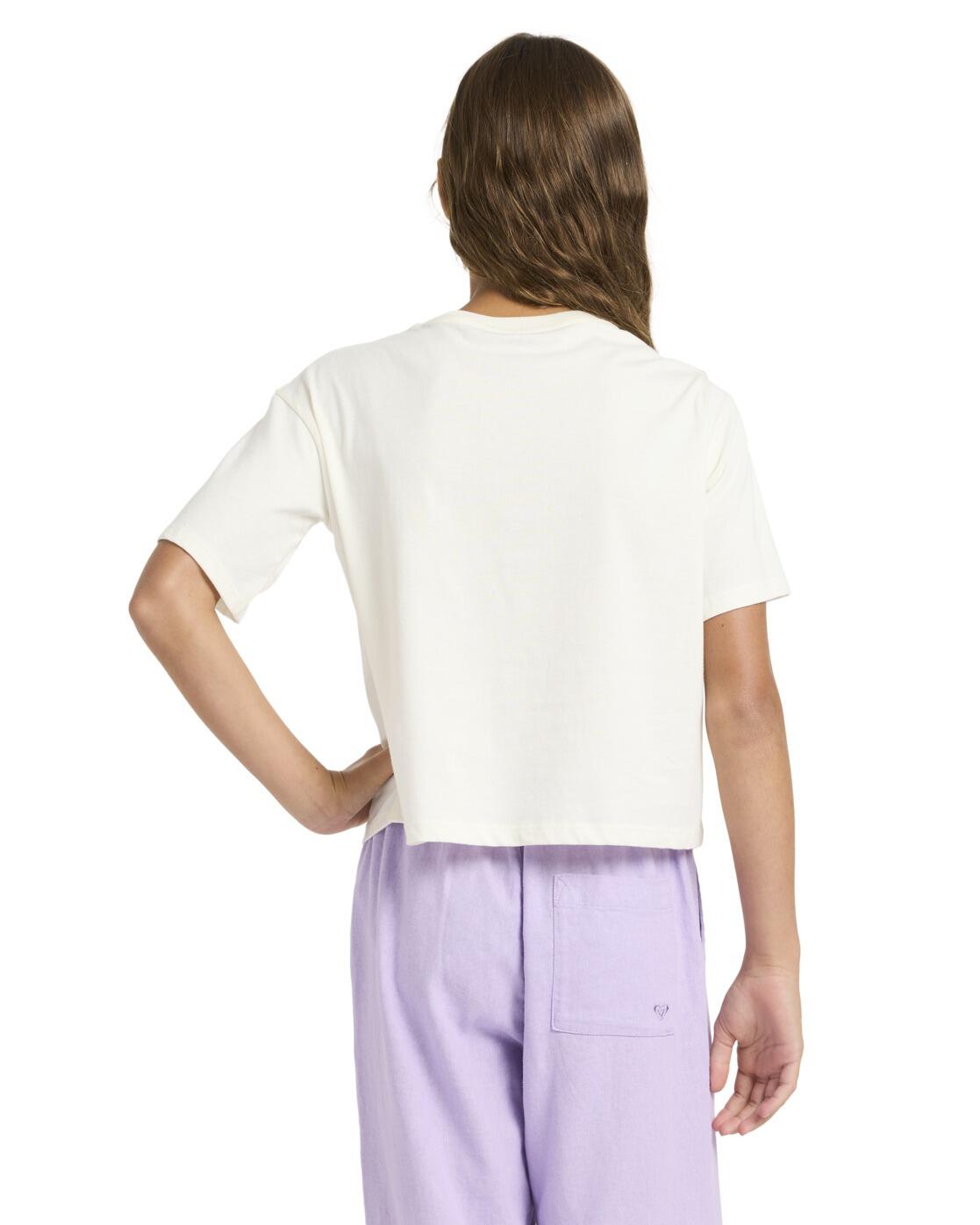 Camiseta de manga corta DAISYLOOSE BEACH Blanco Niña 2/4