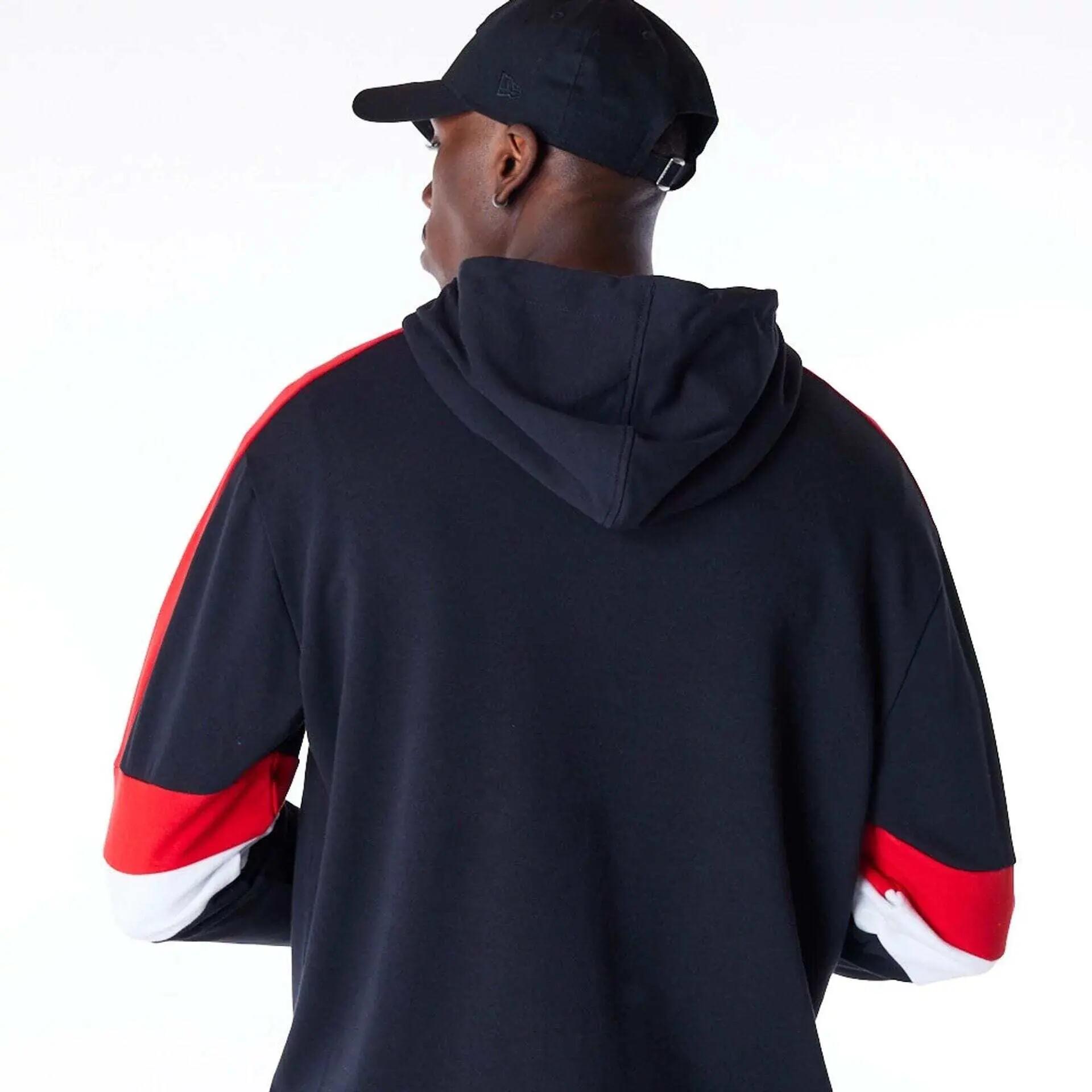 Sweatshirt à capuche oversize Chicago Bulls Colour Block 3/7