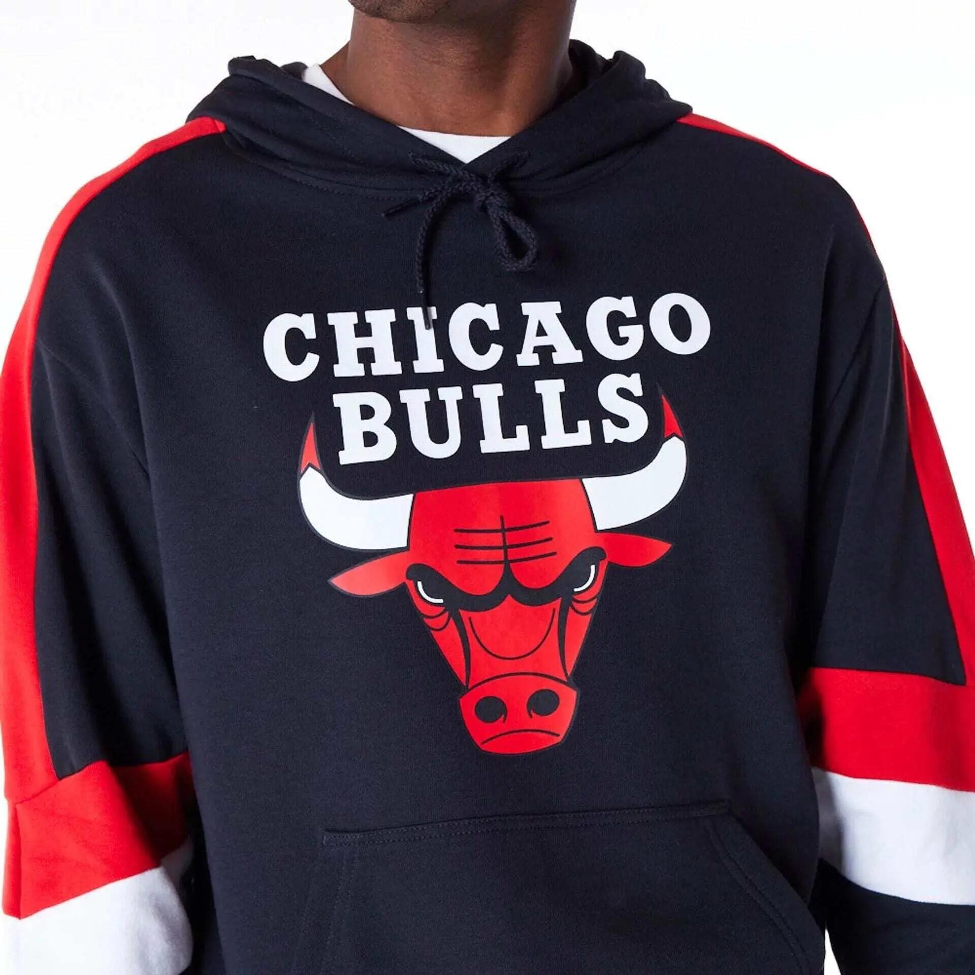 Sweatshirt à capuche oversize Chicago Bulls Colour Block 2/7